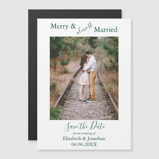 メリー＆ほぼ結婚しました 保存日付 マグネット (正面/裏面)