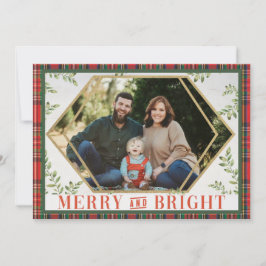 メリー アンド ブライト プライド ジオメトリック クリスマス カード