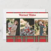 メリー アンド ブライト プライド ジオメトリック クリスマス カード (裏面)