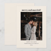 メリー アンド マリード 新婚フォト クリスマス アイボリー (正面/裏面)