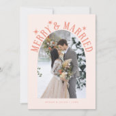 メリー&ア結婚したーチ新婚フォトピーチ シーズンカード (正面)