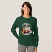 メリー・ウーフマス・クリスマス Tシャツ (正面フル)