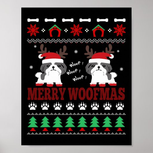 メリー・ウーフマス シーツゥー クリスマス・タウン ポスター (正面)