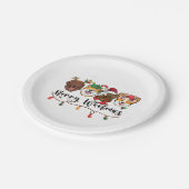 メリー ウーフマス タイポグラフィー ペーパー プレート (アングル)