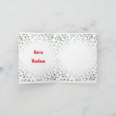 メリー ウーフマス ブルドッグ グリーティング カード (内部)