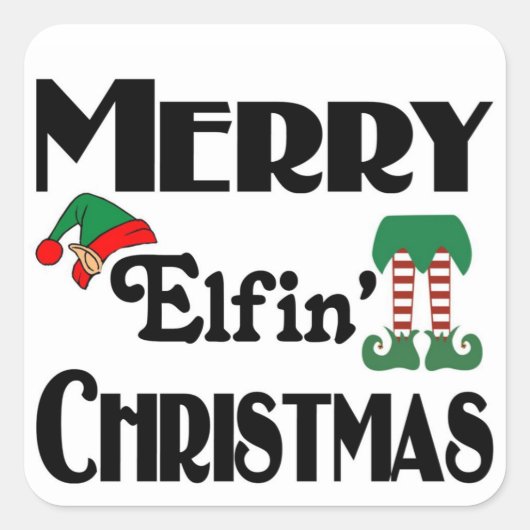 メリー・エルフィン・クリスマス スクエアシール (正面)