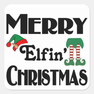 メリー・エルフィン・クリスマス スクエアシール
