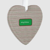 メリー・エレガントクリスマモダンスカスタマイズ&s オーナメント (正面)