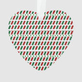 メリー・エレガントクリスマモダンスカスタマイズ&s オーナメント (裏面)