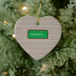 メリー・エレガントクリスマモダンスカスタマイズ&s セラミックオーナメント