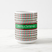 メリー・エレガントクリスマモダンスカスタマイズ&s モーフィングマグカップ (中央)