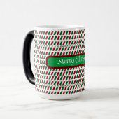 メリー・エレガントクリスマモダンスカスタマイズ&s モーフィングマグカップ (正面左)