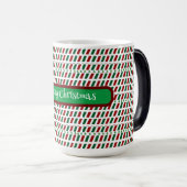 メリー・エレガントクリスマモダンスカスタマイズ&s モーフィングマグカップ (正面右)