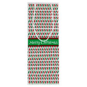 メリー・エレガントクリスマモダンスカスタマイズ&s ワインギフトバッグ (裏面)