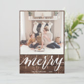 メリー |エレガントタイポグラフィ金ゴールド シーズンカード (スタンド正面)