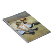 メリー・カサットによるビーチで遊ぶ子供たち ノートブック (右側)