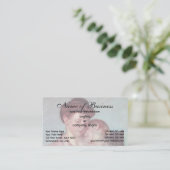 メリー・カサットによる眠る赤ちゃん 名刺 (スタンド正面)