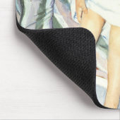 メリー・カサットの「子供の風呂」- ヴィンテージ印象派 マウスパッド (コーナー)