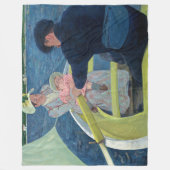 メリー・カサット - ボーティング・パーティ フリースブランケット (正面)