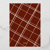 メリー | ギャラリーウォール6フォトコラージュクリスマス 箔シーズンカード (裏面)