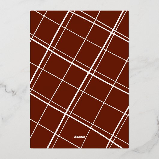 メリー | ギャラリーウォール6フォトコラージュクリスマス 箔シーズンカード (裏面)