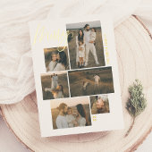 メリー | ギャラリーウォール6フォトコラージュクリスマス 箔シーズンカード