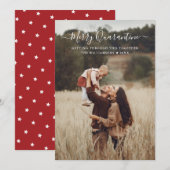 メリー クォランティン クリスマス ファン スクリプト ファミリー フォト (正面/裏面)