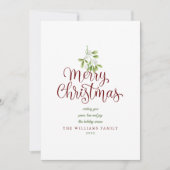 『メリー・クリスエレガントマス・スクリプト』 シーズンカード (正面)