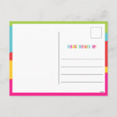 メリー&クリスマカラフルス可愛 シーズンポストカード (裏面)