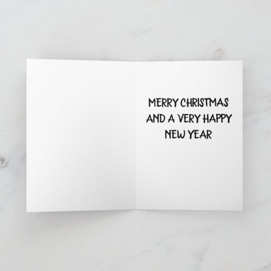 メリー・クリスマスが漁師サンタさんに語る シーズンカード (内部)