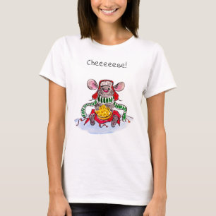 メリー·クリスマスとハッピー·ニューイヤー·マウス·パイ Tシャツ