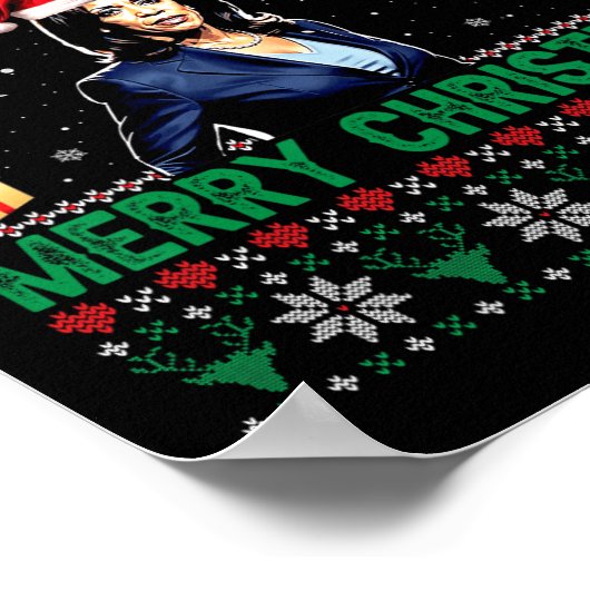 メリー・クリスマス・カマラハリスなんて言ったらいいだろう ポスター (角)