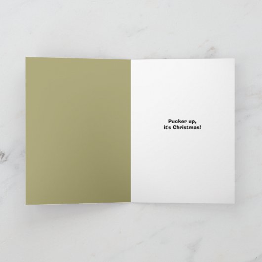 メリー·クリスマス·キャット、寄宿中の蝶ネクタイ シーズンカード (内部)