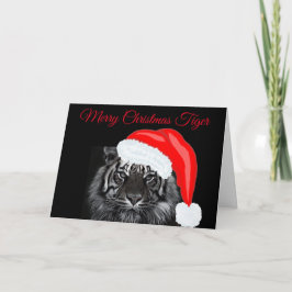 メリー・クリスマス・タイガー カード