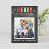 メリー・クリスマス・チャルクボード・ドードル シーズンカード (スタンド正面)