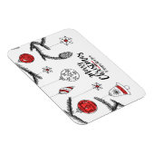 メリー·クリスマス&ハッピー·ニューイヤー·マグネット マグネット (右側)