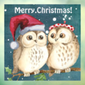 メリー・クリスマス・フクロウ ウィンドウサイン (シート3)