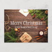 メリー・クリスマス・フロムスクール ポストカード (正面)