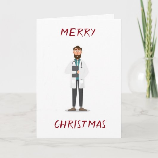 *メリー・クリスマス****働く懸命の夫へ**** シーズンカード (正面)