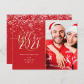 メリー・クリスマス・転がおもしろいが新年に シーズンポストカード (正面/裏面)