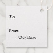 メリー&クリスマモダンスシルバーゴールドフォイル フェイバータグ (裏面)