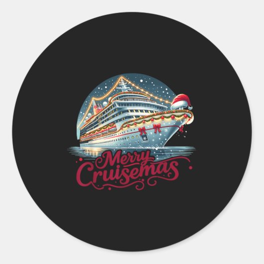 メリー・クルーズマス - クルーズ マス ラウンドシール (正面)