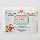 メリー・クロッキング・クリスマス！ ホリデー・チキンズ シーズンカード (裏面)