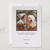 メリー&ク結婚したリスマスカード シーズンカード (裏面)