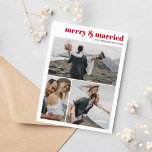メリー&ク結婚したリスマス新婚フォトコラージュ ポストカード<br><div class="desc">メリー&結婚した：ミニマルなクリスマスのポストカードで愛を共有祝愛の季節と、私たちの「ミニマルなクリスマスのポストカードと一緒にメリー一緒に。カップルとしてあなたの初めてのクリスマスの本質を捉えるように設計さ結婚したれ、これらのポストカードは1つではなく、新しい人々の3つの大切な写真を示す。あなたの家族の名前、暖かい休日の挨拶、そしてフェスティバルの赤で顕著な「メリー&結婚した」メッセージと共に、これらのポストカードは手頃、あなたの喜びを共有するための心のこもった方法を提供する。三重の愛： 3枚の写真を含むあなたのクリスマスの挨拶に個人的で親密なtouchを追加する。新しい夫婦としての旅の瞬間を捉え違うて、あなたの幸せのスナップショットである。ミニマルなエレガンス：デザインはミニマルだがエレガント、圧倒的な混乱なしに愛に焦点を当てて共有。フェスティバル赤メリーのメッセージ結婚したは楽しい休日のtouchを追加する。あいさパーソナライズされたい：休日のあいさつ来を追加する柔軟性を備えた郵便パーソナライズされたカード。共有あなたの愛、あなたの希望、そしてクリスマスのための興奮を来す。このはがきを自分だけのユニークなものにしなさい。メールの記憶：これらのポストカードは単に休日の挨拶を送る方法ではない；彼らはメールの記憶である。家族や友人は彼らと共考え有した愛に感謝するだろう。エレガ手頃ンス：ポストカードはエレガント、ホリデーシーズン中に愛する人々に連絡するための費用対効果の高い方法を提供する。彼らは美しく予算の選択肢フレンドリーだ。愛祝と喜び結婚した、一緒に素晴らしい旅の始まりを反映するポストカードを持つカップルとしての初めてのクリスマス。今日のミニマルメリーリスト結婚したのクリスマスポストカードを注文し、メールであなたの愛を送信しなさい。共有あなたの愛と喜びを予算の優雅フレンドリーで。今日はがきを注文しろ！</div>