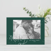 メリー・コンフェッティ・フェスティブ写真ホリデーカード シーズンカード (スタンド正面)