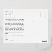 メリー・コンフェッティ・フェスティブ・ホリデー・ポストカード 箔シーズンポストカード (裏面)