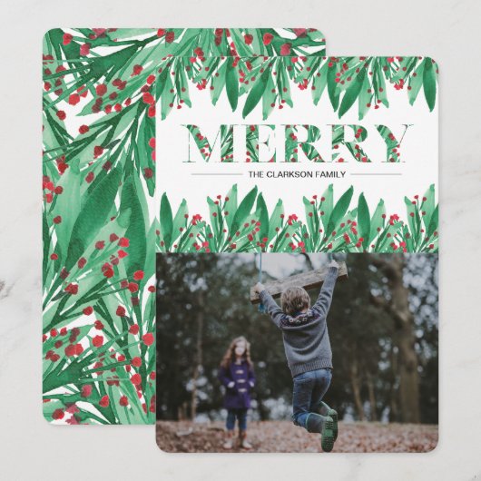 メリー シーズンカード (正面/裏面)