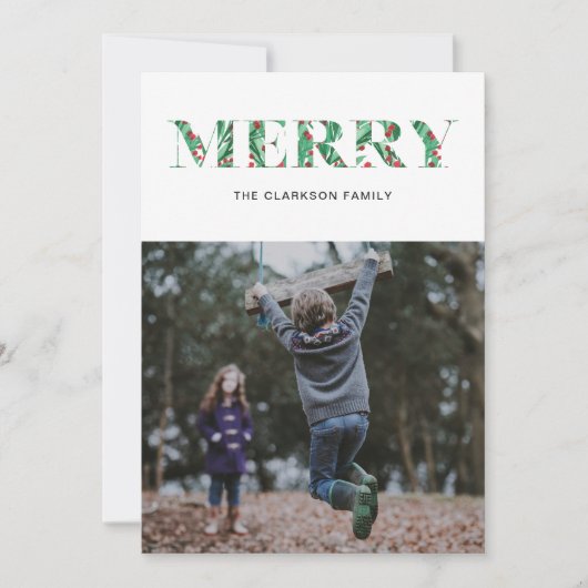 メリー シーズンカード (正面)