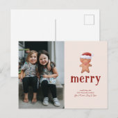 メリー |ジンジャーブレッドマン シーズンポストカード (正面/裏面)